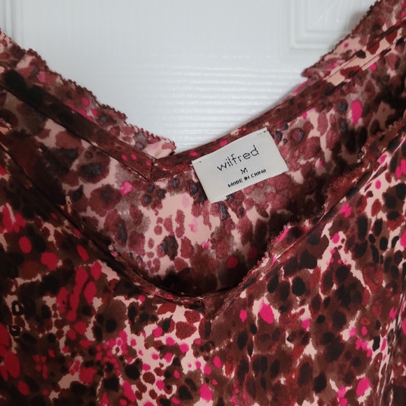 Medium Aritzia Satin Cami - Brown and Pink - Picture 2 of 4